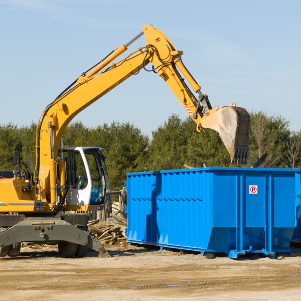 how does a residential dumpster rental service work in Lackey